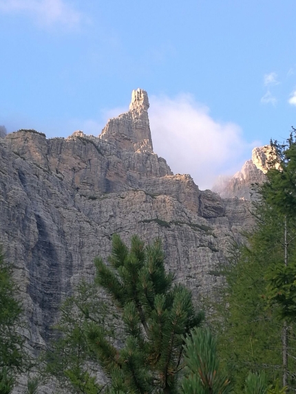 La Cruna dell'Ago, nuova via d'arrampicata al Monte Cridola