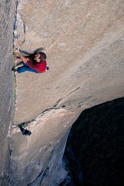 Much Mayr, Guido Unterwurzacher, The Shaft, El Capitan, Yosemite - Much Mayr and Guido Unterwurzacher repeating The Shaft, El Capitan, Yosemite