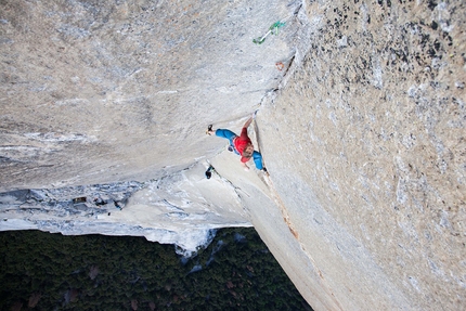 Much Mayr, Guido Unterwurzacher, The Shaft, El Capitan, Yosemite - Much Mayr and Guido Unterwurzacher repeating The Shaft, El Capitan, Yosemite