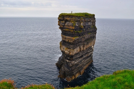 Dún Briste sea stack, second ascent by Iain Miller and Paulina Kaniszewska
