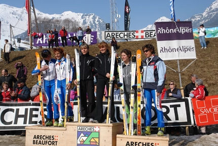 22° Pierra Menta - Il podio femminile della Pierra Menta 2007.