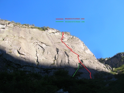 Vallone de Sea - Il tracciato di Riflesso di Te Stesso, Specchio di Iside, Vallone de Sea