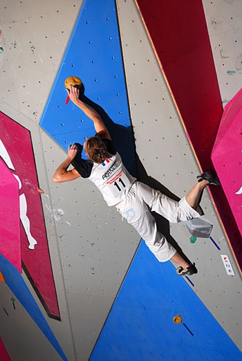 David Lama and Juliette Danion  European Bouldering Champions 2007