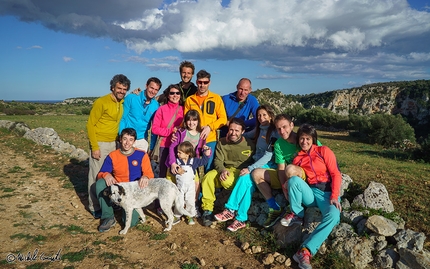 Ragni di Lecco, Siracusa, arrampicata, Sicilia - I Ragni di Lecco e Michele Caminati a Siracusa