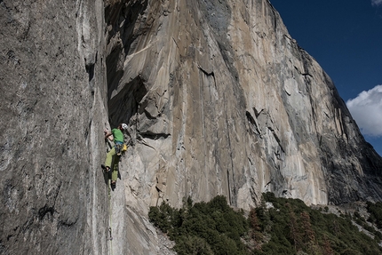 Adam Ondra, Dawn Wall, El Capitan, Yosemite - Adam Ondra attempting Dawn Wall, El Capitan, Yosemite