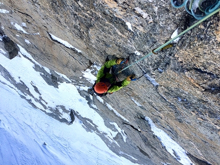 Aiguille d'Entrèves, Mont Blanc, Cocktail entr’Eve et Salluard - Cocktail entr’Eve et Salluard (Aiguille d'Entrèves, Mont Blanc), Enrico Bonino and Andrea Racchelli on 20/10/2016