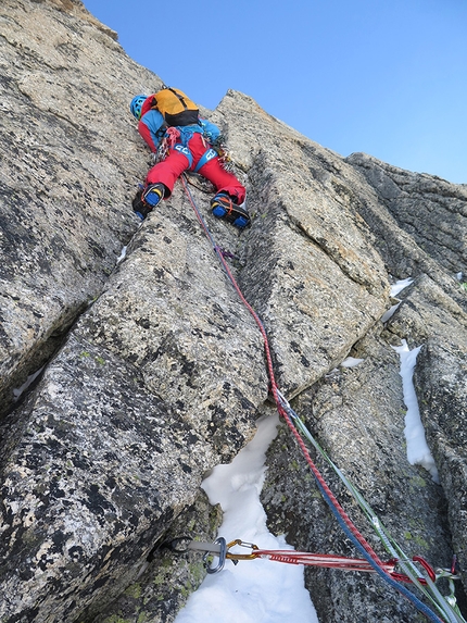 Aiguille d'Entrèves, Mont Blanc, Cocktail entr’Eve et Salluard - Cocktail entr’Eve et Salluard (Aiguille d'Entrèves, Mont Blanc), Enrico Bonino, Ilaria Sonatore e Marco Ghisio on 22/10/2016