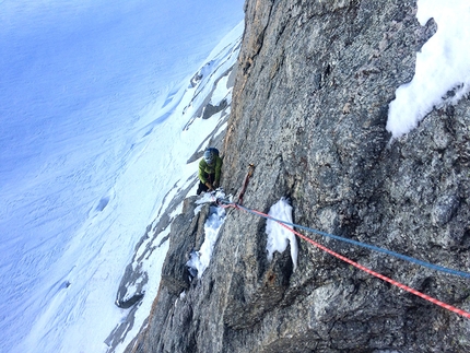 Aiguille d'Entrèves, Mont Blanc, Cocktail entr’Eve et Salluard - Cocktail entr’Eve et Salluard (Aiguille d'Entrèves, Mont Blanc), Enrico Bonino, Ilaria Sonatore e Marco Ghisio on 22/10/2016