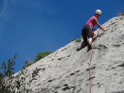 Belvedere, Nago, Arco, climbing - Climbing at Belvedere close to Nago (Arco, Italy)