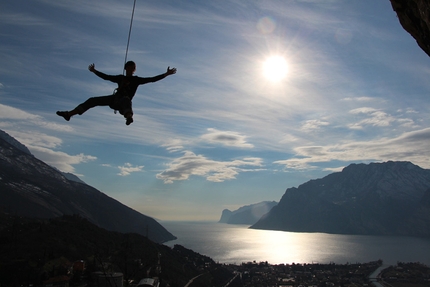 Belvedere, Nago, Arco, climbing - Climbing at Belvedere close to Nago (Arco, Italy)