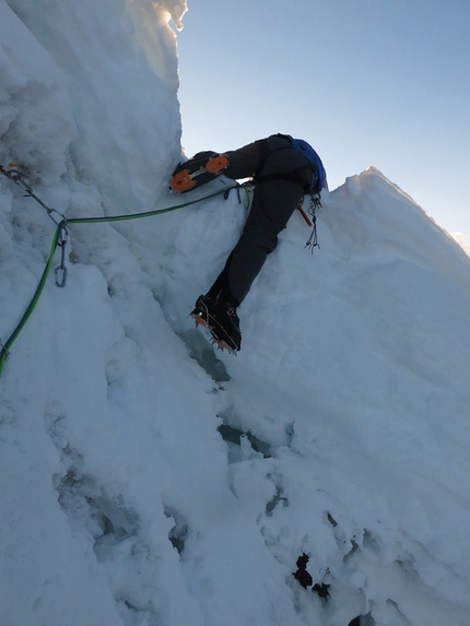 Sersank, Himalaya, Mick Fowler, Victor Saunders, alpinism - Mick Fowler and Victor Saunders making the first ascent of Sersank (Shib Shankar), 6100m, Indiana Himalayas