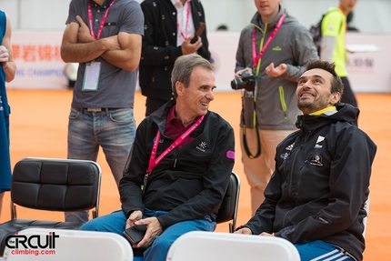 World University Championships Shanghai 2016 - Marco Scolaris and François Legrand at the first World University Championships 2016 at Shanghai