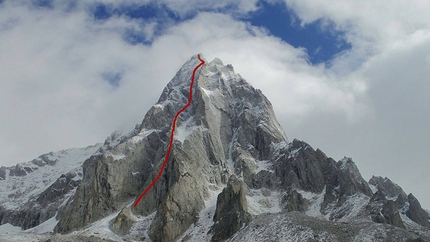 Sichuan, China, alpinism, Tito Arosio, Peter Linney, James Monypenny, Tom Nichols, Robert Partridge, Heather Swift, Luca Vallata - Holographic Jesus, Mt. Hutsa, climbed by James Monypenny & Peter Linney