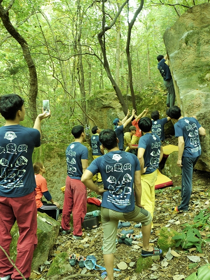 Petra Klingler, South Korea, climbing, Mudeungsan Bouldering Festival - Mudeungsan Bouldering Festival in South Korea