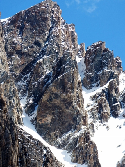 Tien Shan 2016, Giovanni Pagnoncelli, Marcello Sanguineti - Tien Shan 2016: anticima del Semionova Tien-Shanskogo Peak