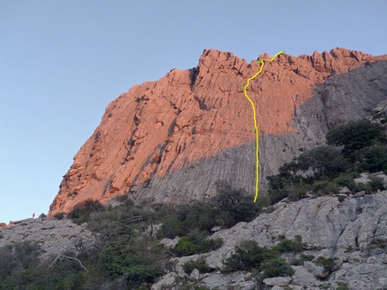 Punta Chantata, Corsica - Punta Chantata, Corsica: Dimonios e la parete ovest