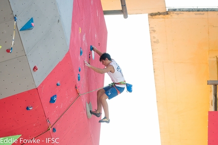 Mondiale Giovanile d’arrampicata sportiva, Guangzhou, Cina - Mondiale Giovanile d’arrampicata sportiva 2016: Pietro Biagini