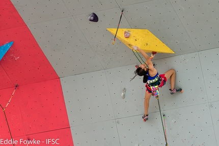 Mondiale Giovanile d’arrampicata sportiva, Guangzhou, Cina - Durante i Mondiale Giovanile d’arrampicata sportiva 2016 a Guangzhou in Cina