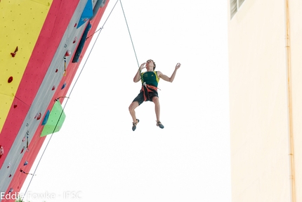 Mondiale Giovanile d’arrampicata sportiva, Guangzhou, Cina - Durante i Mondiale Giovanile d’arrampicata sportiva 2016 a Guangzhou in Cina