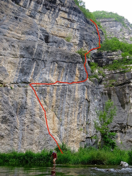 Gola del Limarò, Francesco Salvaterra - The passenger, Gola del Limarò