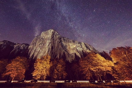 El Capitan, Yosemite - El Capitan at night