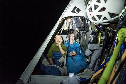 Adam Ondra, Dawn Wall, El Capitan, Yosemite - Adam Ondra and Pavel Blažek attempting the Dawn Wall, El Capitan, Yosemite