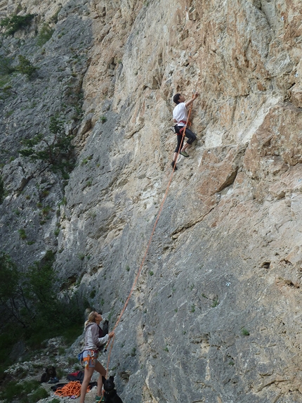 Cateissard, Valle di Susa - Marco Bernardi e Federica Mingolla a Profondo Rosso