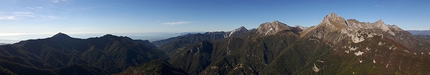 Monte Procinto, Alpi Apuane, Elio Bonfanti - Il panorama dal Monte Procinto