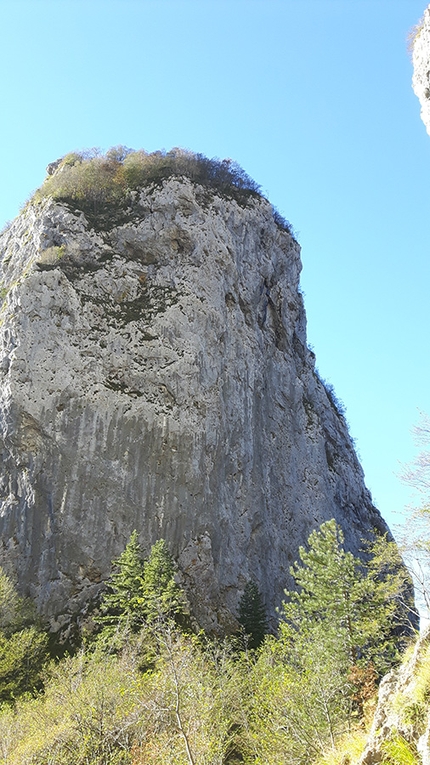 Monte Procinto, Alpi Apuane, Elio Bonfanti - Monte Procinto: Versante Est con il settore le Cattiverie