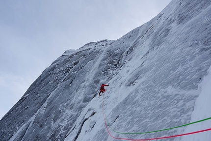 Amore di Vetro, new mixed climb on Pizzo Badile by Marcel Schenk and Simon Gietl