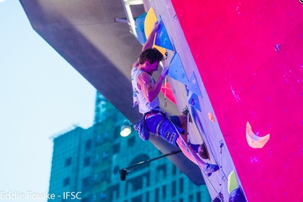 Stefano Ghisolfi - Stefano Ghisolfi winning the Xiamen, China, stage of the Lead World Cup 2016