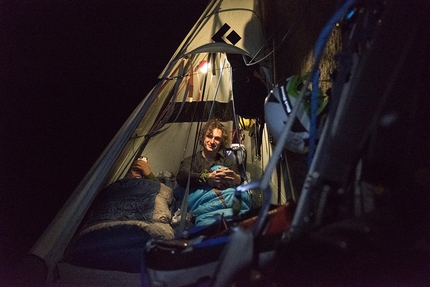 Adam Ondra, Dawn Wall, El Capitan, Yosemite - Adam Ondra climbing the Dawn Wall, El Capitan, Yosemite