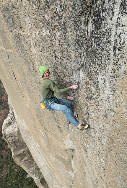 Adam Ondra, Dawn Wall, El Capitan, Yosemite - Adam Ondra sale la Dawn Wall, El Capitan, Yosemite