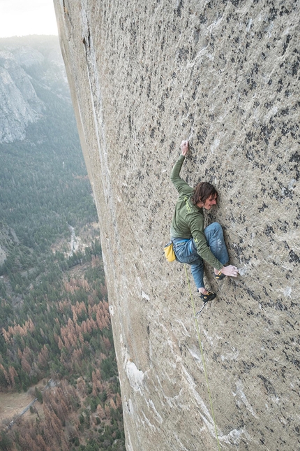 Adam Ondra, Dawn Wall, El Capitan, Yosemite - Adam Ondra sale la Dawn Wall, El Capitan, Yosemite