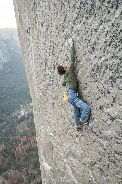 Adam Ondra, Dawn Wall, El Capitan, Yosemite - Adam Ondra climbing the Dawn Wall, El Capitan, Yosemite