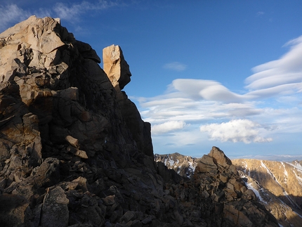 Alpinismo vagabondo, Patagonia, Giovanni Zaccaria, Alice Lazzaro - Alpinismo vagabondo: Cohete Lunar al tramonto