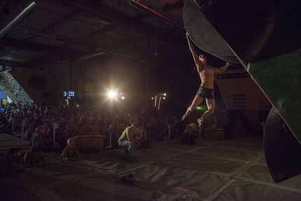 Arrampicata, USA, Enrico Baistrocchi - Alex Puccio vince la ProAm al Training Center