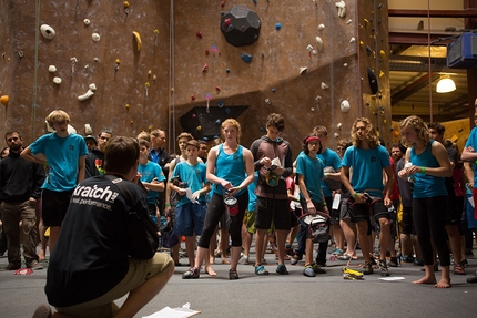 Arrampicata, USA, Enrico Baistrocchi - Briefing preComp ai Regionals in MesaRim