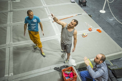 Arrampicata, USA, Enrico Baistrocchi - Enrico Baistrocchi con Ian McIntosh e Chris Danielson