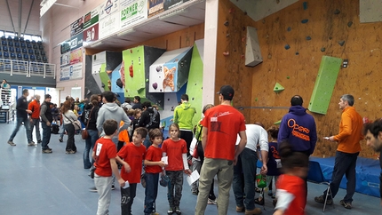 Coppa Italia Paraclimb 2016 - Una fase di gara della prima tappa della Coppa Italia Paraclimb 2016, disputata il 20/11/2016 a Montebelluna (TV).