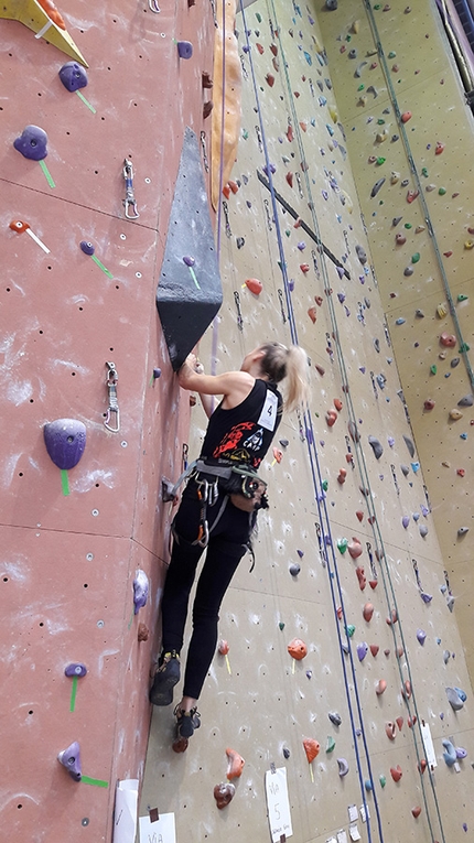 Coppa Italia Paraclimb 2016 - Una fase di gara della prima tappa della Coppa Italia Paraclimb 2016, disputata il 20/11/2016 a Montebelluna (TV).