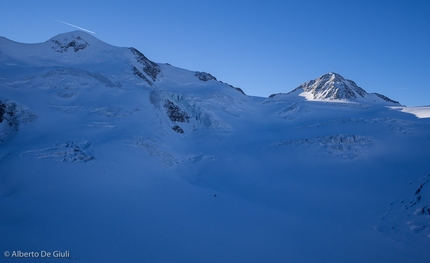 Wildspitze, scialpinismo, Pitztal, Tirolo, Austria, Alberto De Giuli - Sci alpinismo alla Wildspitze.