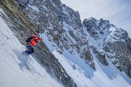 Georgia Dolomites, skiing, mountaineering, Wolfgang Hell, Aaron Durogati, Daniel Ladurner, Alessandro d’Emilia - The expedition 'The wild steep Chauki Dolomites - exploring- steep skiing- speedriding' in Georgia's Dolomites