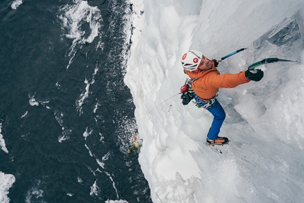 Albert Leichtfried and Benedikt Purner discover new ice climbs in Iceland
