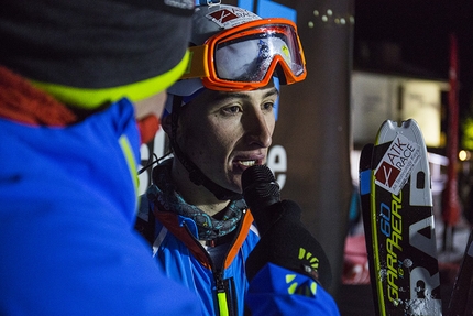 Folgrait Skialp Race - Durante la seconda Folgrait Skialp Race, vinta il 17/12/2016 da Michele Boscacci e Alba De Silvestro