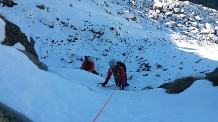 Valle di Trona, Val Gerola, Cristian Candiotto - Couloir del dado tratto, Pizzo di Mezzaluna