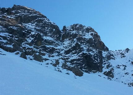 Valle di Trona, Val Gerola, Cristian Candiotto - Couloir del dado tratto, Pizzo di Mezzaluna