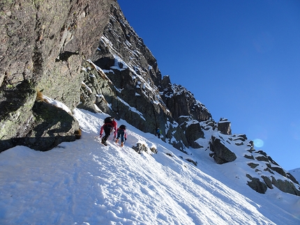 Valle di Trona, Val Gerola, Cristian Candiotto - Couloir del dado tratto, Pizzo di Mezzaluna