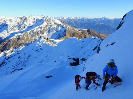 Valle di Trona, Val Gerola, Cristian Candiotto - Couloir del dado tratto, Pizzo di Mezzaluna