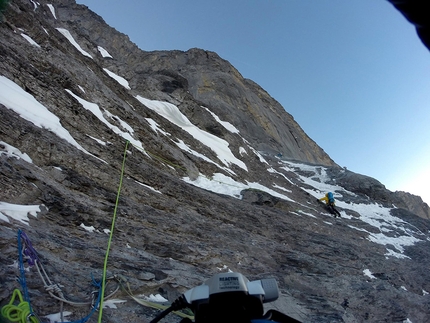 Il Soccorso alpino Dolomiti Bellunesi sulla cima dell'Eiger